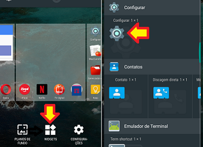 Android – Adicionar widget
