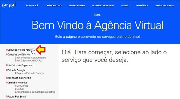 Enel GO – Agência Virtual