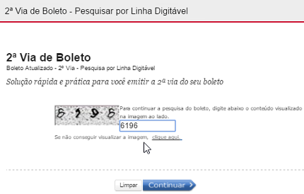 Imagem de verificação – captcha