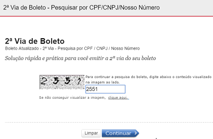 Imagem de verificação – captcha