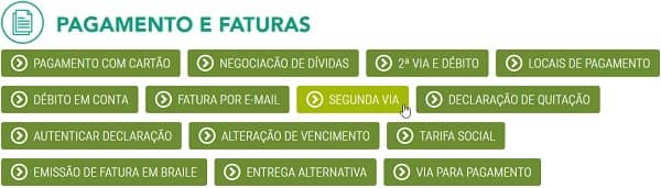 Serviço de segunda via de conta COELBA