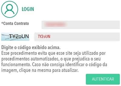 Login na agência virtual COELBA