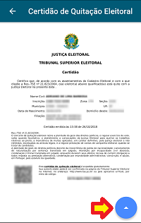 Certidão de Quitação Eleitoral