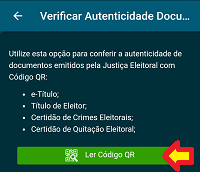 e-Título – Verificar Autenticidade de Documentos Eleitorais