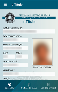 e-Título Cadastrado