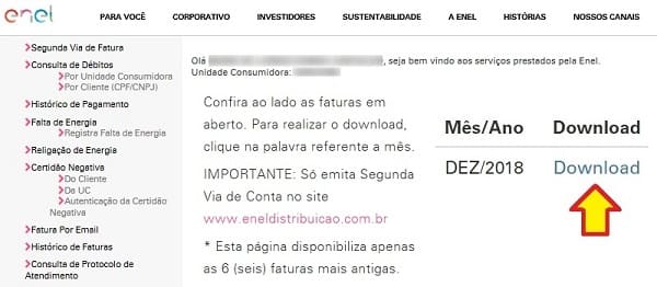 Enel GO – Download da segunda via