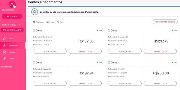 Enel SP – Contas pagas