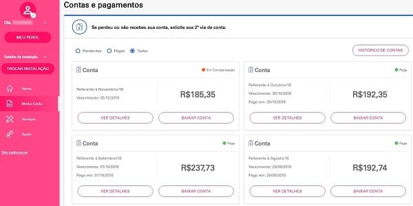 Enel SP – Todas as contas