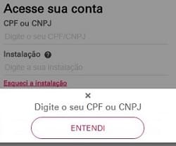 Enel SP – Erro na consulta da instalação