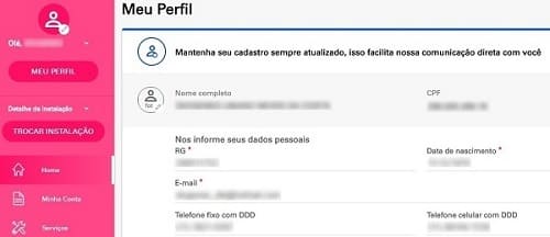 Enel SP – Agência Virtual Meu Perfil