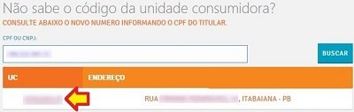 Energisa – Código da Unidade Consumidora