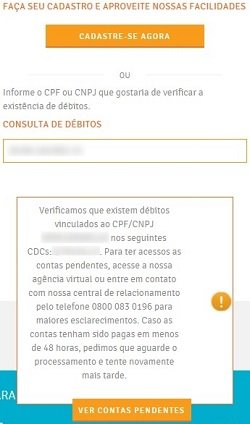 Energisa – Consulta de débitos