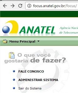 Fale conosco Anatel – Focus